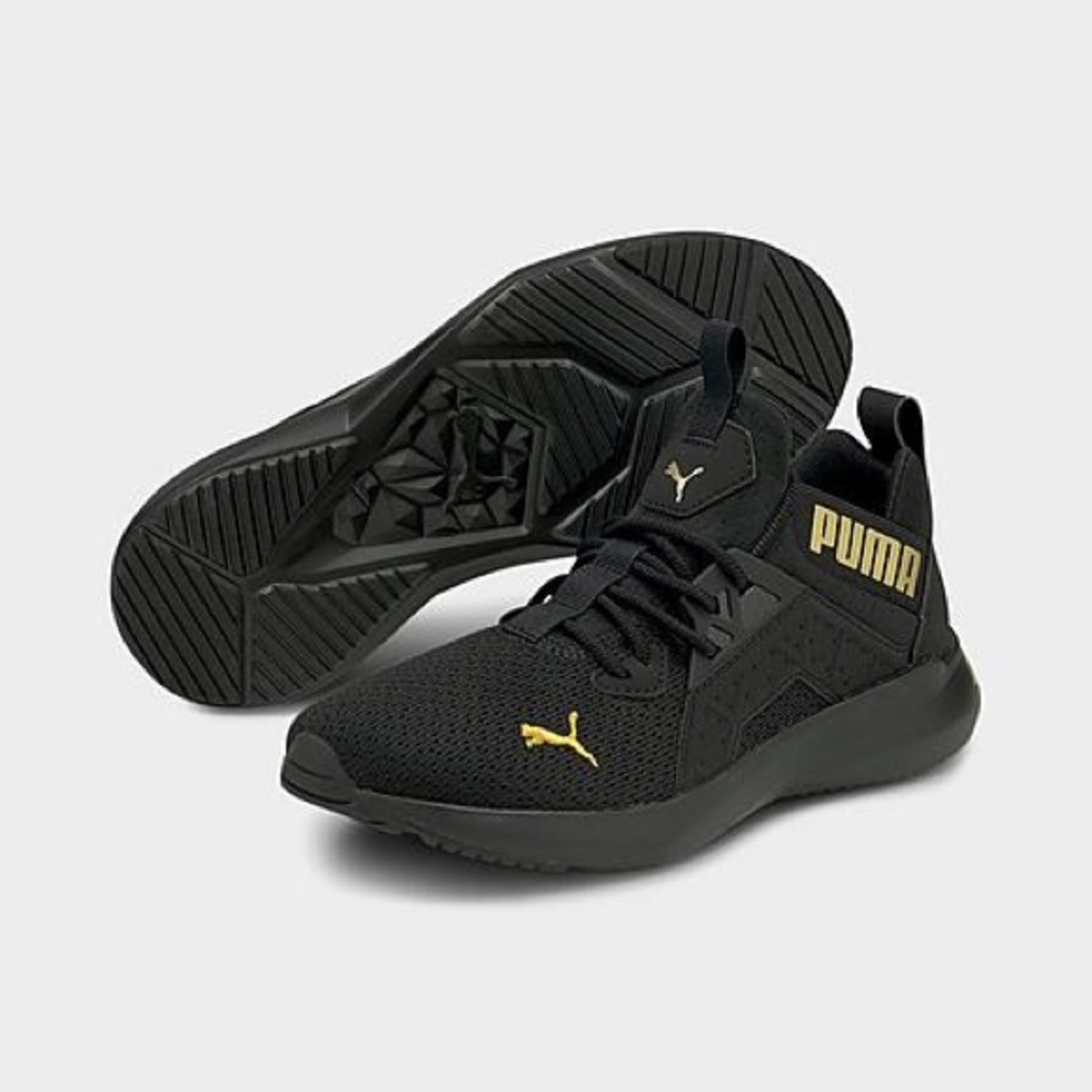 PUMA Softride Enzo Black NXT Shine Running Shoes